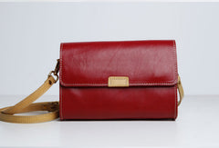 Genuine Leather Cute Crossbody Bag Clutch Wallet Shoulder Bag Women Leather Purse