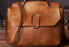 Handmade Leather handbag purse shoulder bag for women leather shopper bag - EverHandmade