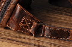 Leather Mens Cool Chest Bag Sling Bag Crossbody Sling Bags for men
