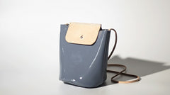 Handmade Fashion Women Leather bucket crossbody bag Barrel shoulder bag for women