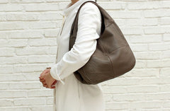 Vintage Womens LEATHER Handbag Purse Shopper Bag FOR WOMEN