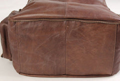 Handmade Leather backpack bag shoulder bag Coffee women leather purse - EverHandmade