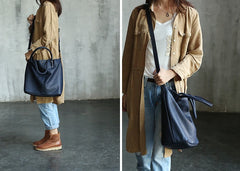 Fashion WOMENs LEATHER Work Tote Bag Vintage Tote Shoulder Purse FOR WOMEN