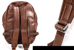 Handmade Leather Large Travel Bag Backpack Bag Shoulder Bag Laptop Women Leather Purse - EverHandmade