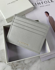 Minimalist Women Red Leather Slim Card Holders Small Card Wallet Cute Card Holder Credit Card Holder For Women