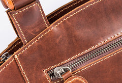 Genuine Leather Handbag Wooden Handmade Bag Shoulder Bag Purse For Women - EverHandmade