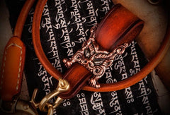 Cool Leather Tibetan Biker wallet Chain for chain wallet biker wallet trucker wallet