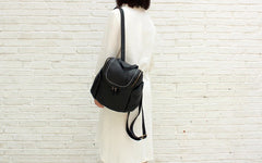 Stylish LEATHER WOMEN Backpacks Purses Cute Vintage School Backpacks FOR WOMEN