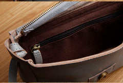 Handmade Genuine Leather Cute Crossbody Fashion Wallet Shoulder Bag Women Leather Purse