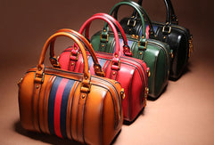 Genuine Leather handbag Boston bag shoulder bag for women leather bag