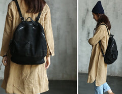 Vintage LEATHER WOMEN Large Backpack School Backpack Travel Backpack FOR WOMEN