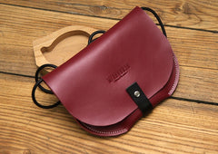 Stylish LEATHER WOMEN Mini SHOULDER BAG Small Saddle Crossbody Purses FOR WOMEN