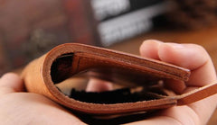 Genuine Leather Mens Cool Key Wallet Car Key Change Coin Card Holder Car Key Case for Men