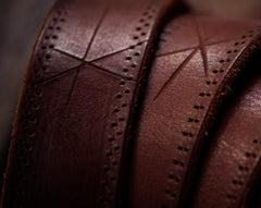 Handmade Leather Mens Belts Custom Cool Leather Men Black Belt for Men