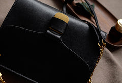 Genuine Leather Chain Bag Purse Crossbody Bag Shoulder Bag Purse For Women - EverHandmade