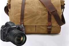 Mens Canvas Side Bag Canvas Messenger Bag Courier Bag Shoulder Bag for Men