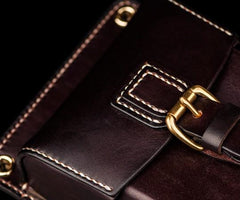 Leather Belt Pouches Mens Small Cases Waist Bag Hip Pack Belt Bag Fanny Pack Bumbag for Men