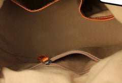 Handmade leather bucket purse crossbody bag purse shoulder bag for women - EverHandmade