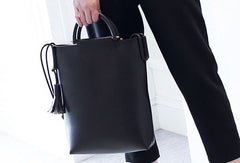 Genuine Leather handbag shoulder bag for women leather shopper bag - EverHandmade