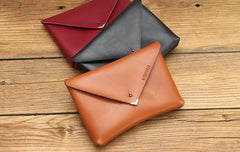 Fashion LEATHER Womens Clutch ENVELOPE Wallet Leather Clutch Purse FOR Women