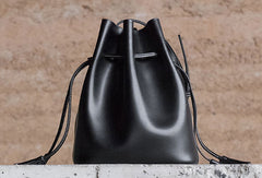Genuine Leather bucket bag shoulder bag for women leather crossbody bag - EverHandmade