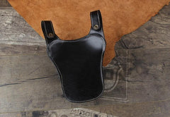 Leather Belt Pouch Mens Small Cases Waist Bag Hip Pack Belt Bags for Men