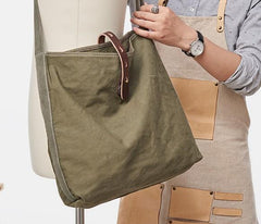 Cool Mens Canvas Side Bag Messenger Bag Canvas Shoulder Bag for Men