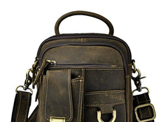 Vintage Leather Belt Pouches for Men Waist Bag BELT BAG Shoulder Bag For Men