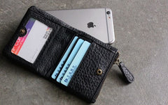 Cute Soft LEATHER Womens Small Wallet Bifold Small Wallet FOR Women