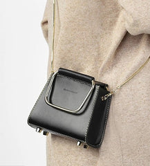 Cute Leather Womens Mini Chain Purse Handbag Chain Shoulder Bags for Women