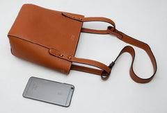Genuine Leather Cute Bucket Bag Handbag Crossbody Bag Shoulder Bag Women Leather Purse