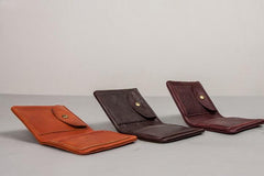 Cool Leather Men Small Wallet Bifold billfold Wallet for Men