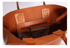 Handmade Leather Tote Purse Bucket Bag Handbag Shoulder Bag Large for Women Leather Shopper Bag - EverHandmade