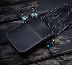 Leather Belt Pouch Mens Small Cases Waist Bags Hip Pack Belt Bags for Men