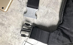 Leather Men Fanny Pack Small Waist Bag Hip Pack Belt Bag Bumbag for Men