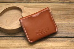 Cute LEATHER Womens Brown Small Wallet Bifold Leather Card Wallets FOR Women