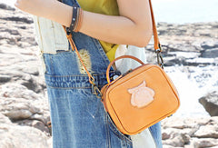 Handmade handbag purse leather crossbody bag purse shoulder bag for women - EverHandmade