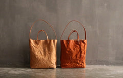 Handmade Vintage LEATHER WOMEN Small Tote Bag Tote Shoulder Purse FOR WOMEN