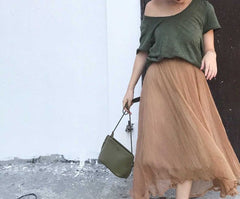 Cute Leather Red Green Womens Small Crossbody Purse Mini Shoulder Bag for Women