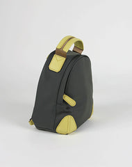Womens Nylon Small Backpack Purse Light Gray Convertible Crossbody Bag Nylon Backpack Shoulder Bag for Ladies