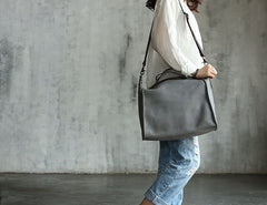 Vintage WOMENs LEATHER Work Handbag Shoulder Briefcase Purse FOR WOMEN
