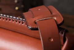 Handmade leather men Briefcase messenger vintage shoulder laptop bag vintage bag - EverHandmade