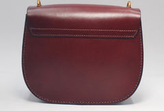 Handmade Leather Round Bag Crossbody Bag Shoulder Bag Purse for Women Leather Bag - EverHandmade