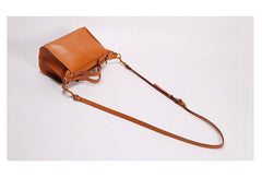 Handmade Leather Purse Bag Handbag Shoulder Bag for Women Leather Shopper Bag - EverHandmade