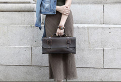 Handmade messenger bag satchel purse leather crossbody bag shoulder bag women