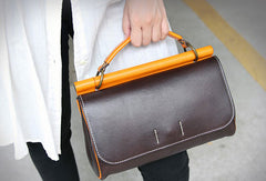 Handmade Leather Vintage Small Shoulder Bag purse crossbody bag for women - EverHandmade