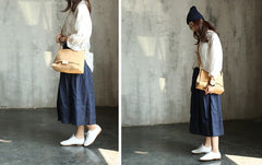 Handmade Vintage WOMENs LEATHER Shoulder Bag Messenger Bag FOR WOMEN