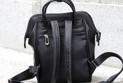 Genuine handmade Handbag Leather backpack bag shoulder bag black  women leather purse - EverHandmade