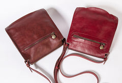 Handmade Leather Purse Messenger Bag Crossbody Bag Shoulder Bag Purse For Women