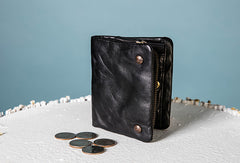 Handmade Genuine Leather Wallet billfold Leather Wallet Slim Bifold Wallet Bag For Women - EverHandmade